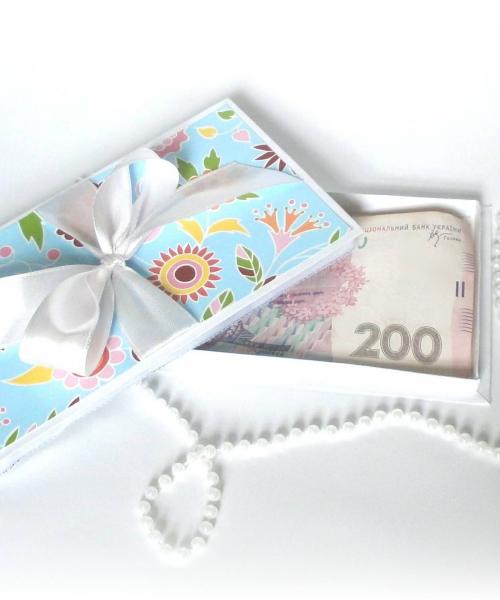 Коробочка на гроші - гарна альтернатива конвертам.