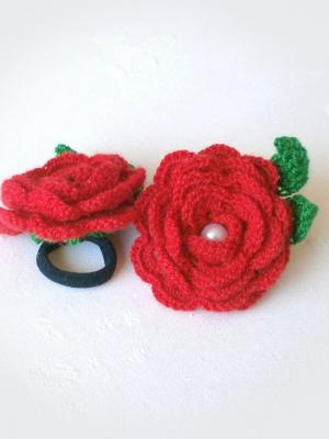 Резиночки "Червона троянда"