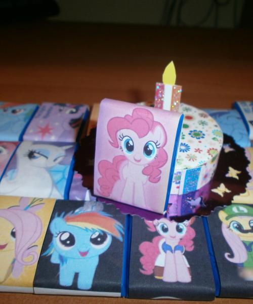 Подарункова коробочка з міні-шоколадками &quot;My little Pony&quot;