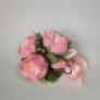 Троянди в кашпо &quot;Ніжний цілунок&quot; -  солодка композиція з цукерок